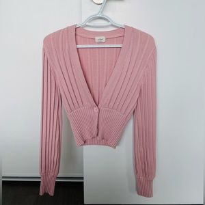 Wilfred Plunge Front Cardigan